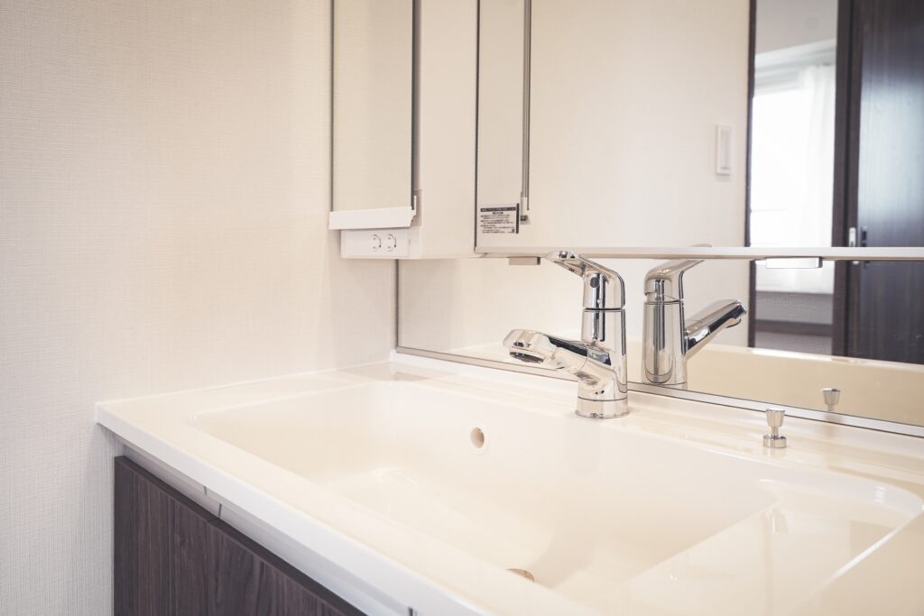 洗面所クリーニング